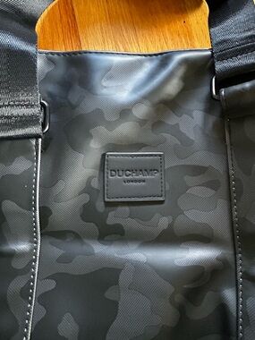 Duchamp Men’s Black & Gray Camouflage Duffel